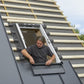 VELUX EDQ 2000L Pro + Single Metal Roofing Flashing (Including Insulation & Underfelt collars)