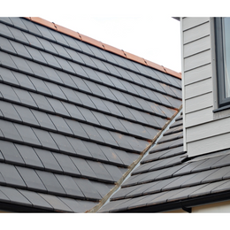 Planum Clay Interlocking Low Pitch Roof Tile 10° - Slate Grey