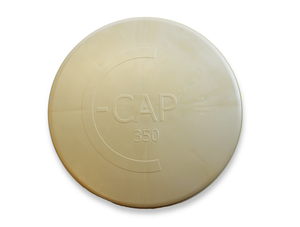 C-Cap Buff Coloured Chimney Cowl - 350mm for Larger Pots