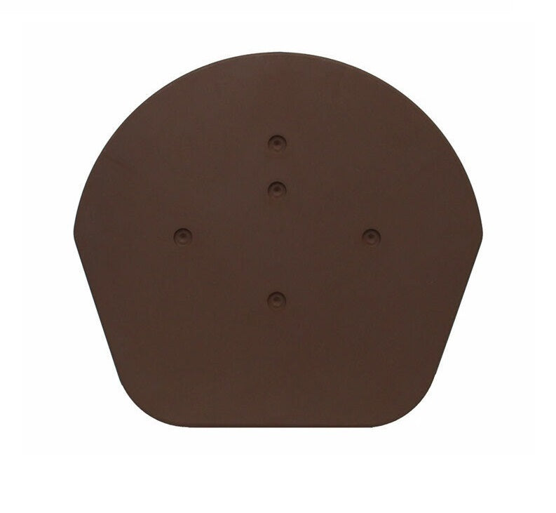 Timloc Universal Dry Fix Half Round Ridge End Cap – Brown