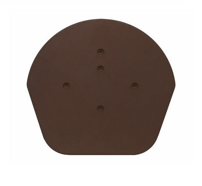 Timloc Universal Dry Fix Half Round Ridge End Cap – Brown