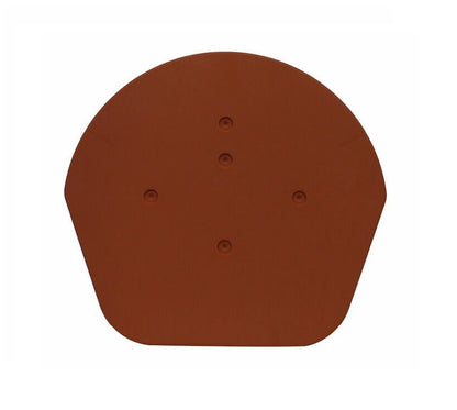 Timloc Universal Dry Fix Half Round Ridge End Cap – Terracotta