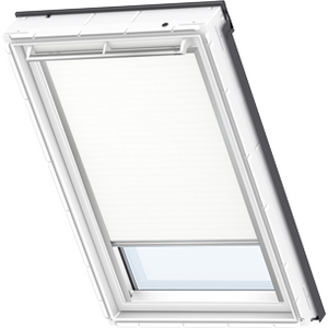 VELUX Replacement DKL Manual Blackout Roller Blind (Brushed Aluminium Trim)