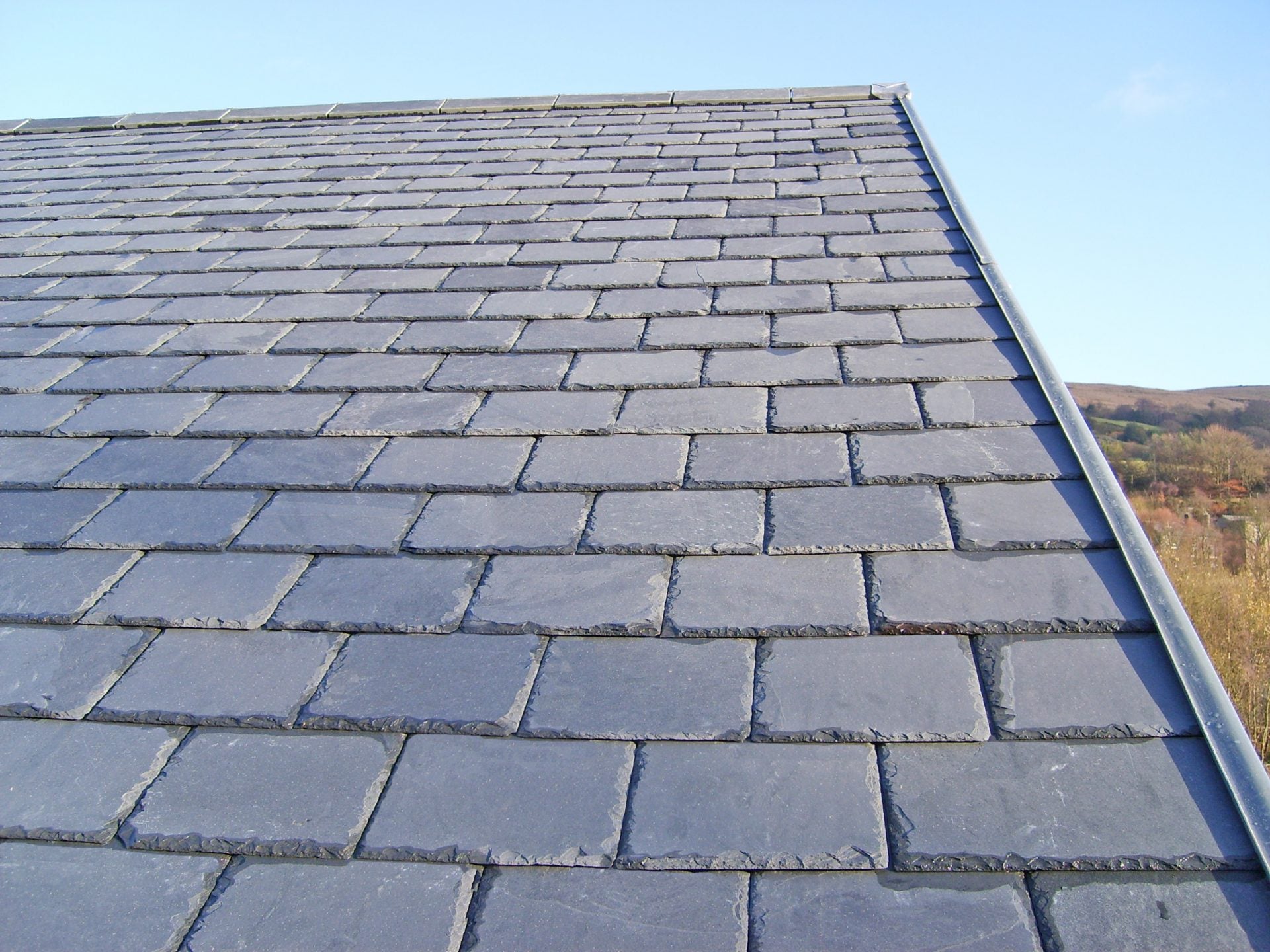 Cinero SS02F First Quality Natural Brazilian Roof Slate - Graphite 500mm x  250mm