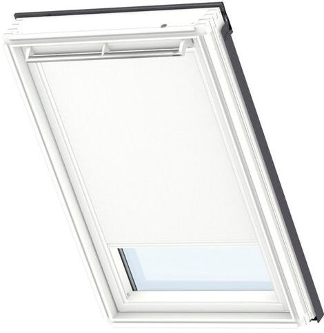 VELUX DSL SOLAR Powered Blackout Roller Blind (White Trim)