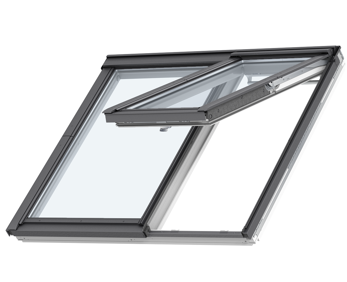 VELUX GPLS FMK08 2066 2-in-1 Triple Glazed Top-Hung Window (139 x 140cm)