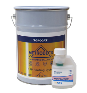 Metrodeck GRP Roofing Topcoat 5kg (including Catalyst)