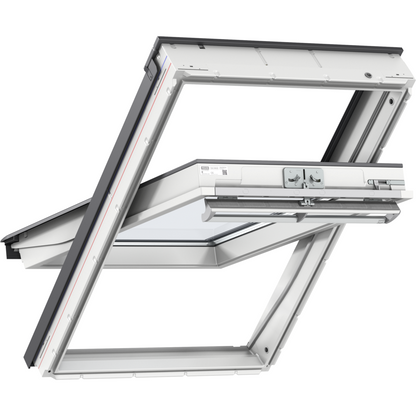 VELUX GGU SK10 0070 White Maintenance Free Centre-Pivot Roof Window (114 x 160 cm)