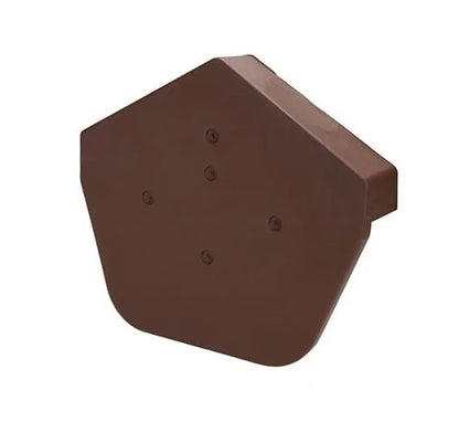 Timloc Universal Dry Fix Angled Ridge End Cap – Brown