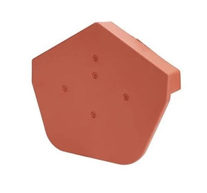 Timloc Universal Dry Fix Angled Ridge End Cap – Terracotta