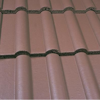 Marley Double Roman Roof Tile - Smooth Brown (Pallet of 192 tiles)