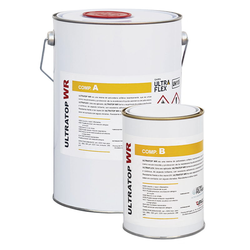 UltraFlex Ultratop WR Two-Component Aliphatic Polyurethane Topcoat - Grey 5kg