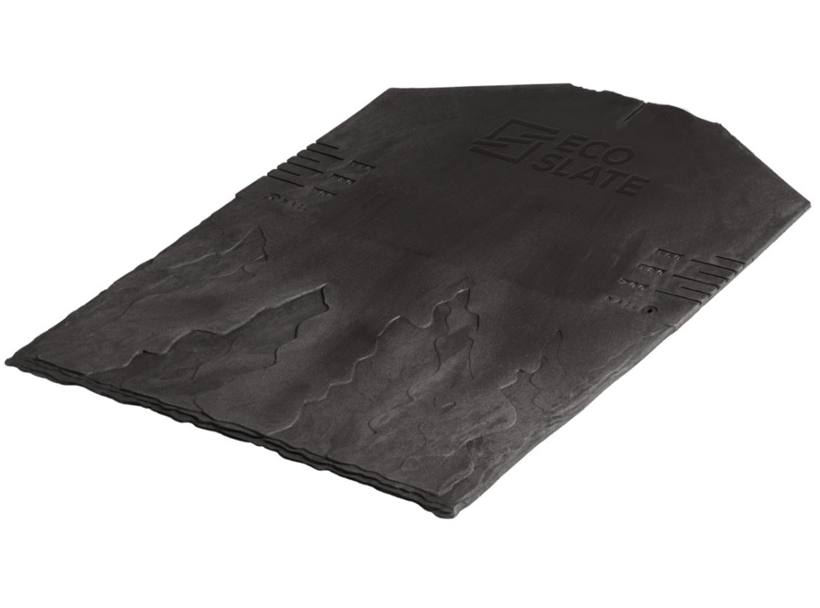 Eco-Slate Recycled Plastic Roof Slate - Charcoal (pack of 16)