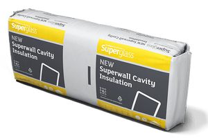 Superglass Superwall 36 Cavity Wall Insulation Batt - 75mm (5.46 m2 per pack)