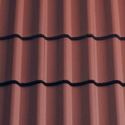 Sandtoft Concrete Double Pantile - Terracotta Red (smoothfaced)