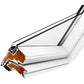 VELUX GGU PK08 0070Q Enhanced Security White Centre-Pivot Roof Window (94 x 140 cm)